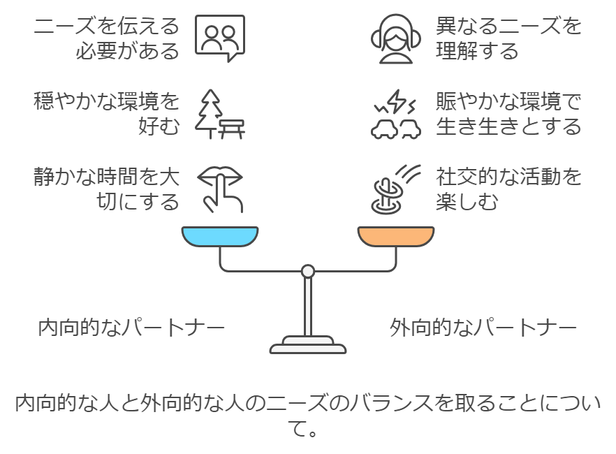 外向的な相手との上手な付き合い方